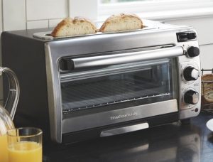 Hamilton Beach 31156 2-in-1 Countertop Oven with 2-Slice Toaster